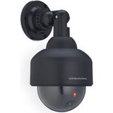 Relaxdays dummy dome camera - knipperend led-licht - binnen - buiten - nep beveiligingscamera