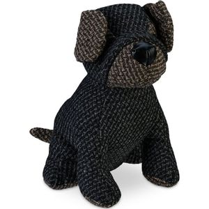 Deurstopper - Hond - Grijs, Bruin - Polyester, Zand