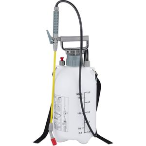 Relaxdays drukspuit 5 liter - druksproeier onkruid - onkruidverdelger - plantensproeier