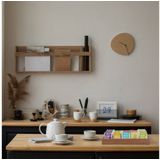 Relaxdays sorteerbak - hout - 15 vakjes - theedoos zonder deksel - sorteerdoos naaigerei