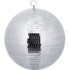 Relaxdays discobal - Ø 30 cm - spiegel discobol - om op te hangen - partybal - met metalen ophangoogje