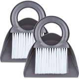 Stoffer en Blik - Set van 2 - Tafelveger - Binnen en Buiten - Kunststof