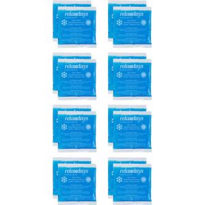 Kompressen Set - Blauw - Kunststof - 16 Stuks