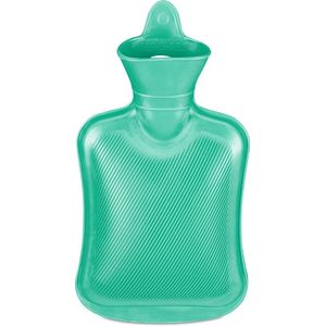 Kruik - Turquoise - 1 Liter - Rubber - Met Bedkruk - Veilig