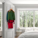 Relaxdays inklapbare deurhaak - deurkapstok - 6 inkepingen - deur organizer - grijs