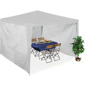 Relaxdays Zijwanden Partytent - 2x3 M - set van 3 - Losse Zeilen Partytent - Waterdicht