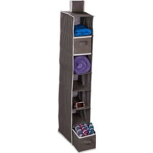 Relaxdays Kast Organizer Hangend - 7 Vakken - Kledingkast Organizer - Kleding Organizer