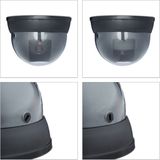 Relaxdays dummy dome camera - set van 3 - met led - binnen - buiten - nep bewakingscamera
