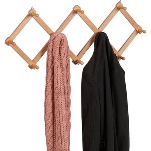 Houten kapstokhaken | Wandhouten kapstok hanger | Houten muur kapstok haak rek voor sjaals, hoofdtelefoon, handdoek in slaapkamer, woonkamer