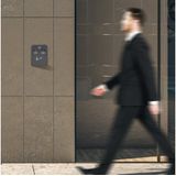 Relaxdays wandasbak buiten - metalen asbak - asbak hangend - muurasbak afsluitbaar