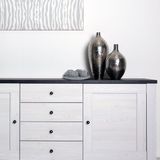 Relaxdays theelichthouders met plateau - 4 kaarsjeshouders met schaaltje - decoratief zand