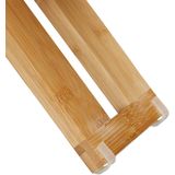 Inklapbaar Wc Krukje - Bamboe - 2-delig Toiletkrukje - Poepkrukje Volwassenen