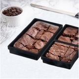 Siliconen - Set van 4 - Bakvormen - Zwart - Vaatwasserbestendig, 2 Groottes, Temperatuurbestendigheid -20 °C tot 180 °C