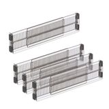 Ladeverdelers - Transparant - 16-delige Set - 8 Lade Organizers - Verstelbaar - 28 - 53 cm - Kunststof