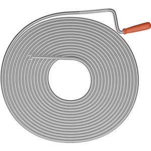 Ontstoppingsveer - 15 Meter - Staal - Voor Afvoeren