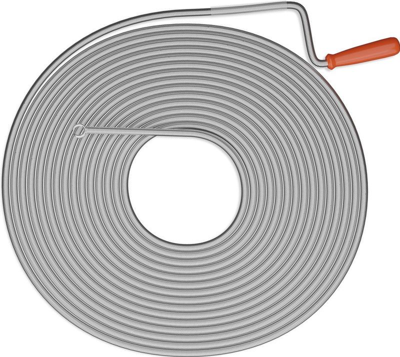 Ontstoppingsveer - 15 Meter - Staal - Voor Afvoeren