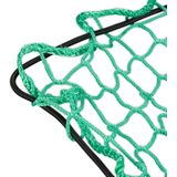 Aanhangernet - Groen - Uitrekbaar tot 2,3 x 3,5 m - Elastisch - Polyethyleen - Bagagenet