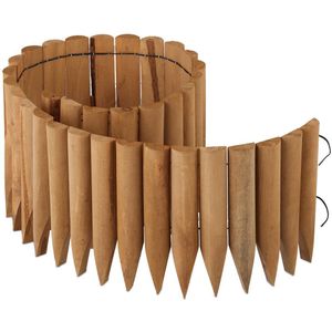 Yznahre 20 m gazonrand in steen-look, antraciet, bloembakrand, maairand, randstenen, bloembedrand tuinhek van kunststof, 1 element (L x H): 25 x 23 cm, 80 stuks