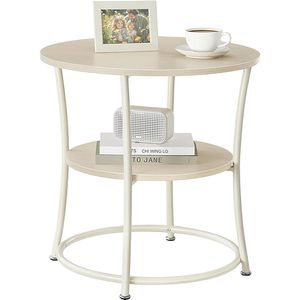 VASAGLE Salontafel, woonkamertafel, met X-vormig stalen frame
