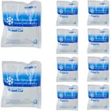 Instant Coldpack - Set van 10 - Koelcompressen - Wit - 14,5 x 12,5 cm - Werkt Zonder Vriezer