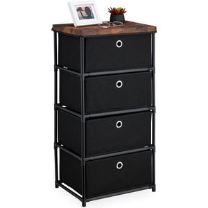 DWVO Ladecommode, stoffen ladekast slaapkamerkast met 7 laden, dressoir