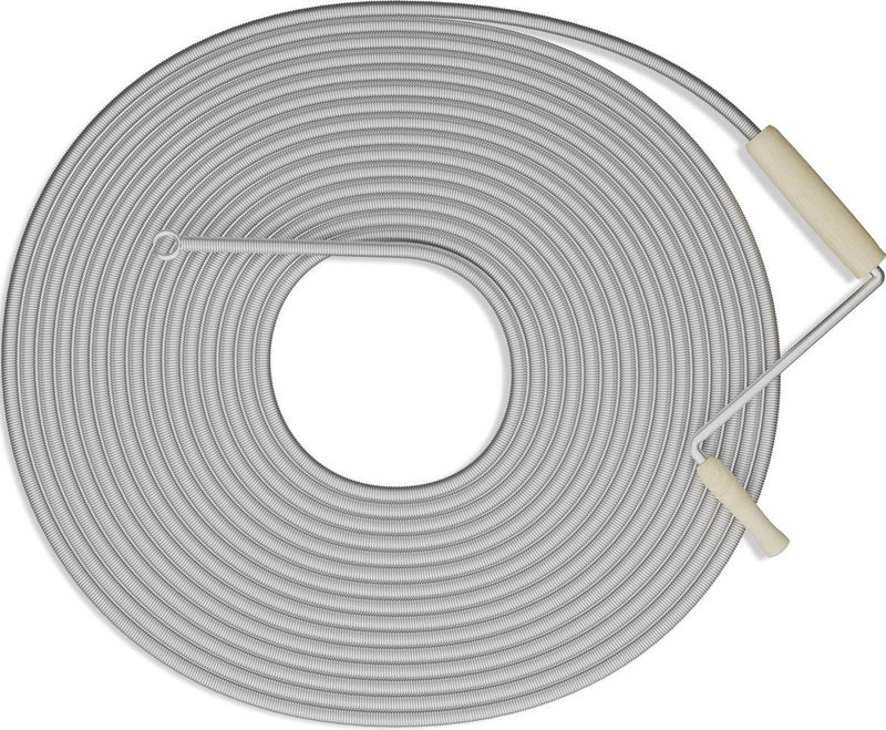 Ontstoppingsveer - Zilver - 15 m Lang - WC - Doucheput - Rioolveer