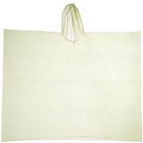 Regenponcho - Set van 10 - Geel - PE - Met Capuchon