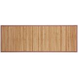 Relaxdays badmat bamboe - douchemat - bad mat - badkamer - hout - antislip - 80 x 45 cm - 53 x 152 cm