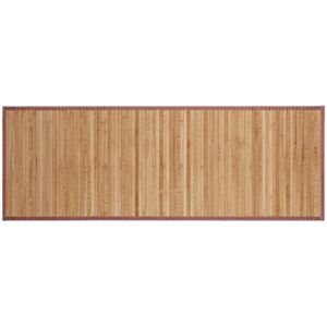 Relaxdays badmat bamboe - douchemat - bad mat - badkamer - hout - antislip - 80 x 45 cm - 53 x 152 cm