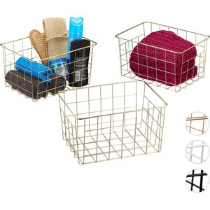 UMDONX 4-delige diepvriesmand zwart - Stapelbare diepvriesmanden met handvat, gemakkelijk toegankelijk, voor 198L diepvries, voor het organiseren van diepgevroren ingrediënten (37x18x15cm