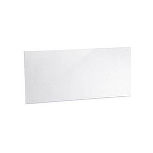 Relaxdays achterwand keuken - glazen plaat - 90 x 40 cm - voor aan de muur - spatbescherming - veiligheidsglas - transparant