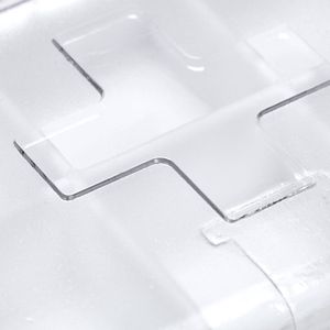 Relaxdays pillendoosje - 3 stuks - medicijndoos - pillendoos - pillensnijder - 6 vakken - wit