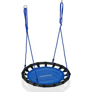 nestschommel - Ø 80 cm - verstelbaar - tot 100 kg - blauw