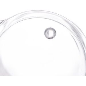 Relaxdays dubbele acryl organizer, wattenstaafjes opbergen, wattenpadshouder, rond, met deksel, onderhoudsvrij, gekleurd