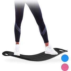 Relaxdays twist trainer - 150 kg - balanstrainer - lichaamstraining - balance board - zwart