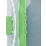 Relaxdays bakvorm met deksel - taartdoos - transportbox voor taart - 3 in 1 - groen