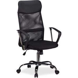 Relaxdays bureaustoel ergonomisch - computerstoel - directiestoel - hoogte verstelbaar