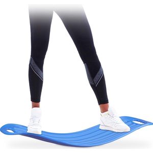 Relaxdays balanstrainer - lichaamstraining - balance board - twisttrainer - balans bord - blauw