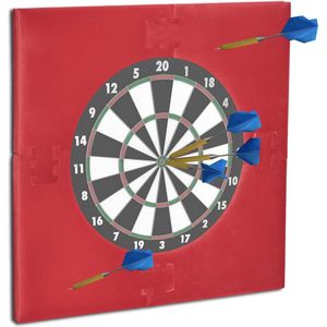 Relaxdays dartbord surround ring - beschermrand - beschermring - ring voor dartbord - 45cm - Bordeaux