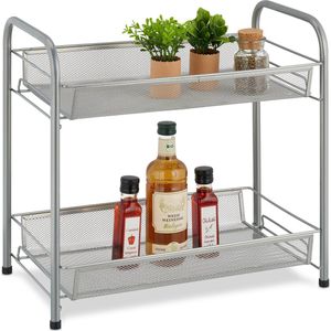 Relaxdays badkamerrek, staal, HxBxD: 145 x 33 x 28 cm, rek keuken & badkamer, 5 etages, metalen rek staand, wit Relaxdays badkamerrek, staal, HxBxD: 145 x 33 x 28 cm, rek keuken & badkamer, 5 etages, metalen rek staand, wit
