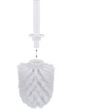 toiletborstelkop set van 5 schroefdraad diameter 8 wit