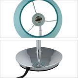 Relaxdays - Tafellamp - Turquoise - Flexibel - E14 Fitting