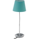 Relaxdays - Tafellamp - Turquoise - Flexibel - E14 Fitting