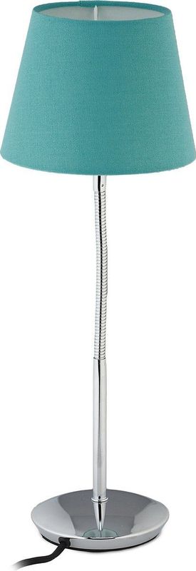Relaxdays - Tafellamp - Turquoise - Flexibel - E14 Fitting