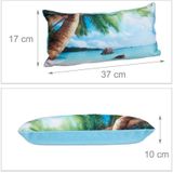 Relaxdays badkussen - met zuignappen - zacht - nek & rug - kussen voor badkuip - 10 x 37 x 17 cm - kleurrijk