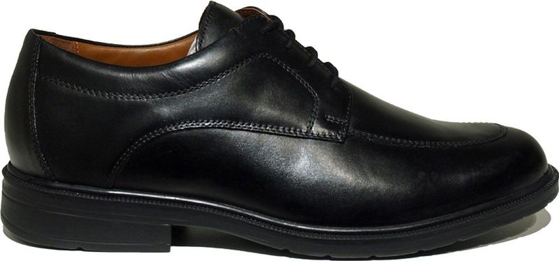 Solidus - 81180 Nette Veterschoenen - Zwart - Leer