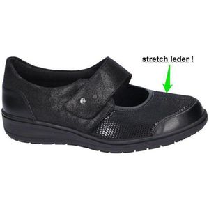 Solidus - KATE - Zwarte Orthopedische Schoenen - Comfort - Klittenband Sluiting