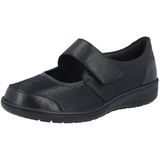 Solidus - Dames - Ballerina's & Mocassins - Zwart - Comfort Schoen