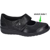 Solidus - Dames - Ballerina's & Mocassins - Zwart - Comfort Schoen