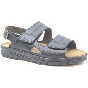 Solidus - 78061 - Sandalen - Zwart - Geschikt Voor Steunzolen